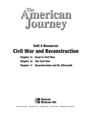 The American Journey Unit 6 Form