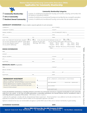  Western Manufactured Housing Communities Association WMA Wma 2013