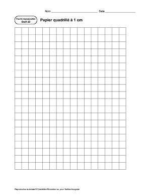 Feuille Quadrill E PDF  Form