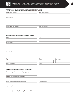 7 11 Donation Request  Form