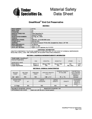 GreatWood End Cut Preservative Ccinfoweb2 Ccohs  Form