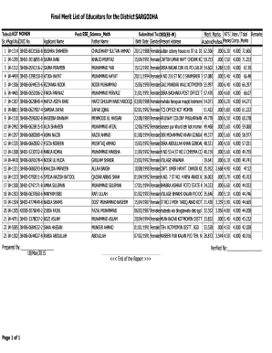 Educators Merit List PDF  Form