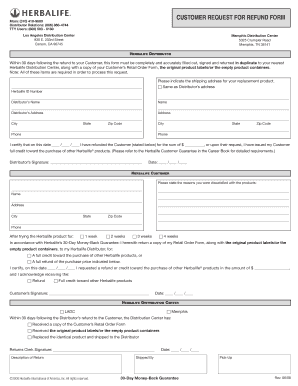 How to Return Herbalife Products in India  Form