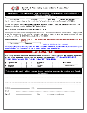 Kpa Application Form