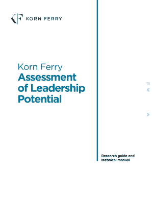 Korn Ferry Assessment PDF  Form