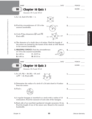 Glencoe Geometry Resource Masters PDF  Form