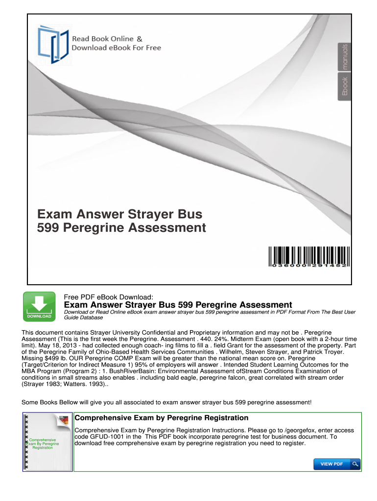 Peregrine Assessment Fill Out and Sign Printable PDF Template signNow