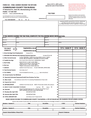 Pa Income Tax Return Form