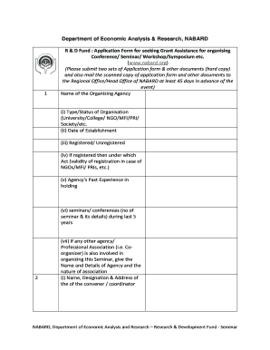 Nabard Project Proposal Format