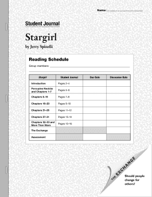Stargirl Online PDF  Form