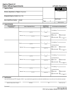  Form 806 2016