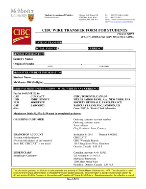Cibc Wire Transfer Form