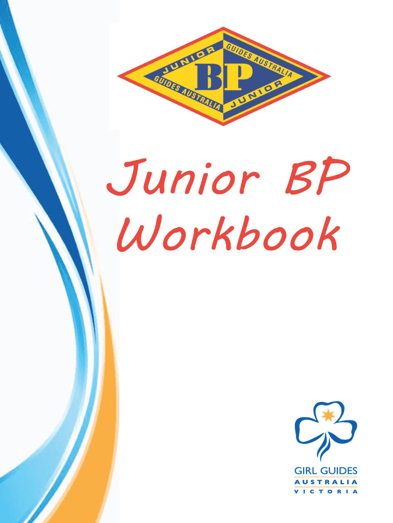 Junior BP Workbook Girl Guides Victoria Guidesvic Org  Form
