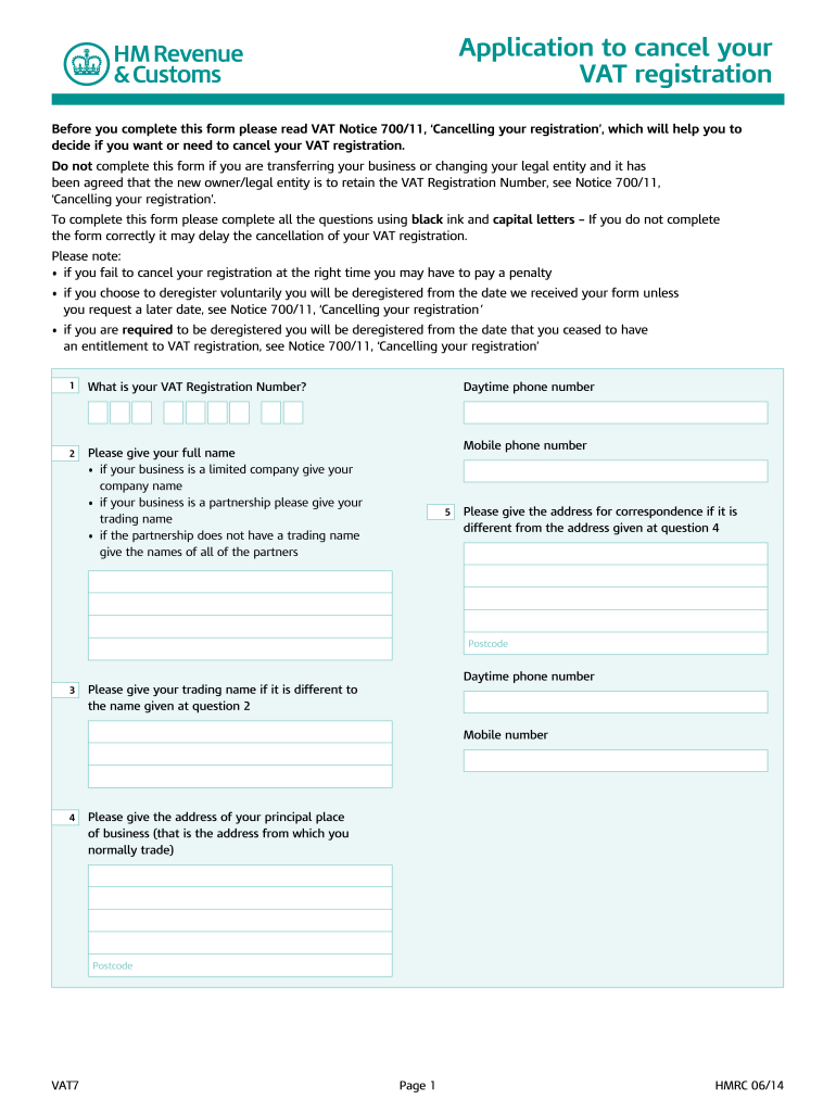 Get and Sign Vat7 2014-2022 Form