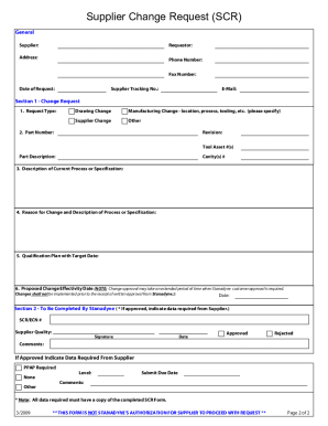 System Request Template  Form