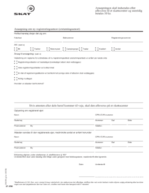 Registreringsattest  Form