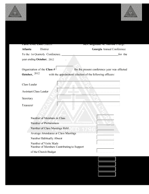 Ame Zion Reporting Portal  Form