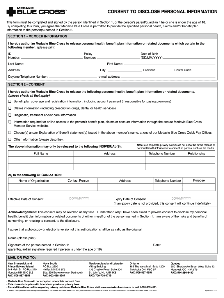  This Form Must Be Completed and Signed by the Person Identified in Section 1, or the Persons Parentguardian If He or She is Unde 2015-2024