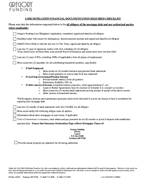 Gregory Funding Complaints  Form