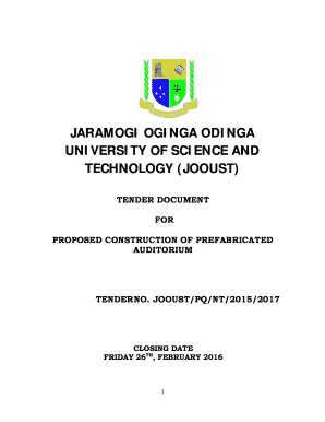 Jaramogi Oginga Odinga University Logo  Form