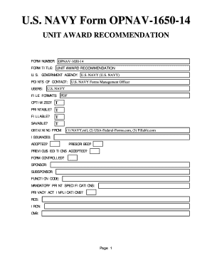 Opnav 1650 3 Rev 03 20 PDF  Form