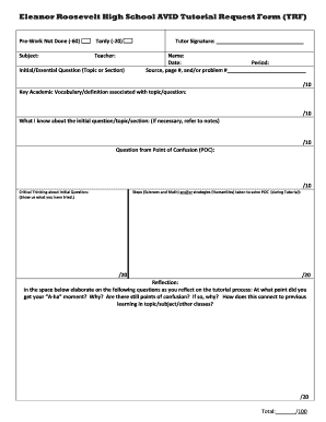 Trf Form