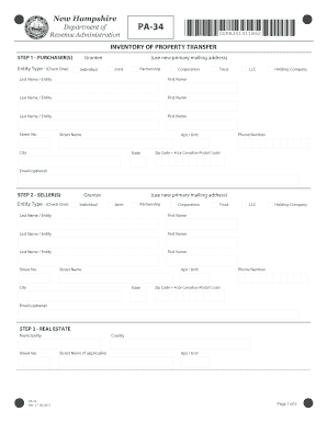Pa 34 V1 0 PDF Revenue Nh  Form