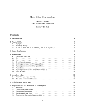 Math 131A Real Analysis  Form