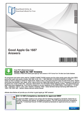 Good Apple Ga1637  Form