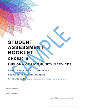 Chcleg003 Assessment Answers  Form