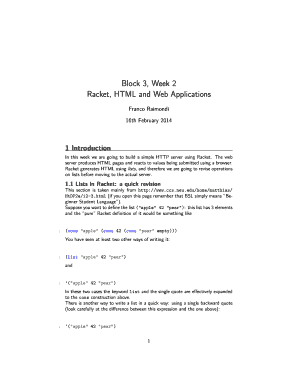 Block 3, Week 2  Form