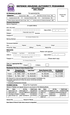 Dha Challan Form PDF