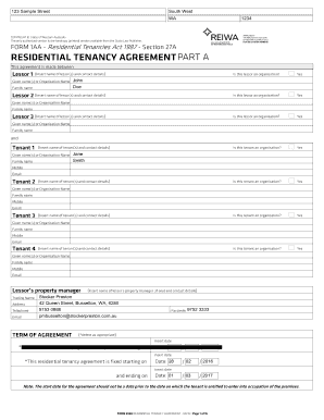 Lease Agreement Stocker Preston  Form