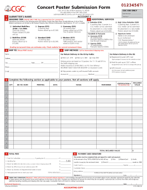 Cgc Submission Form