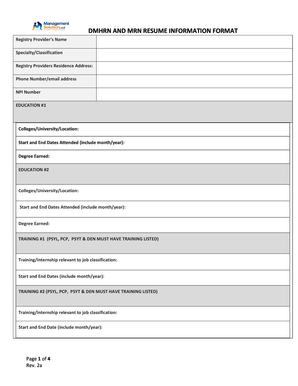 Mrn Format in Excel