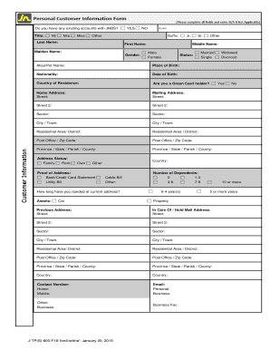 Jamaica National Building Society  Form