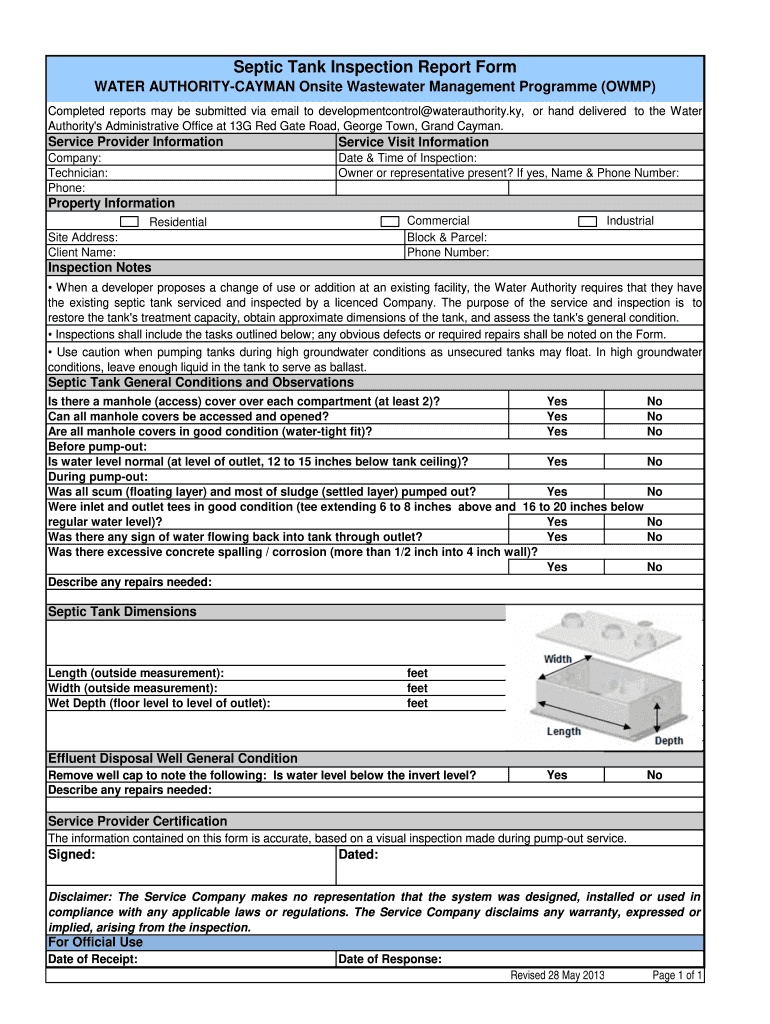  Tank Inspection Report 2013-2024