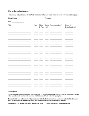 Cgc Submission Form PDF
