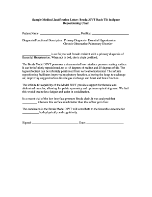 Justification Letter Sample  Form