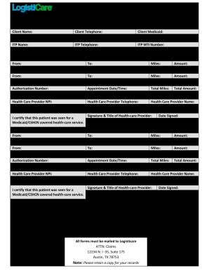 Service Record Template