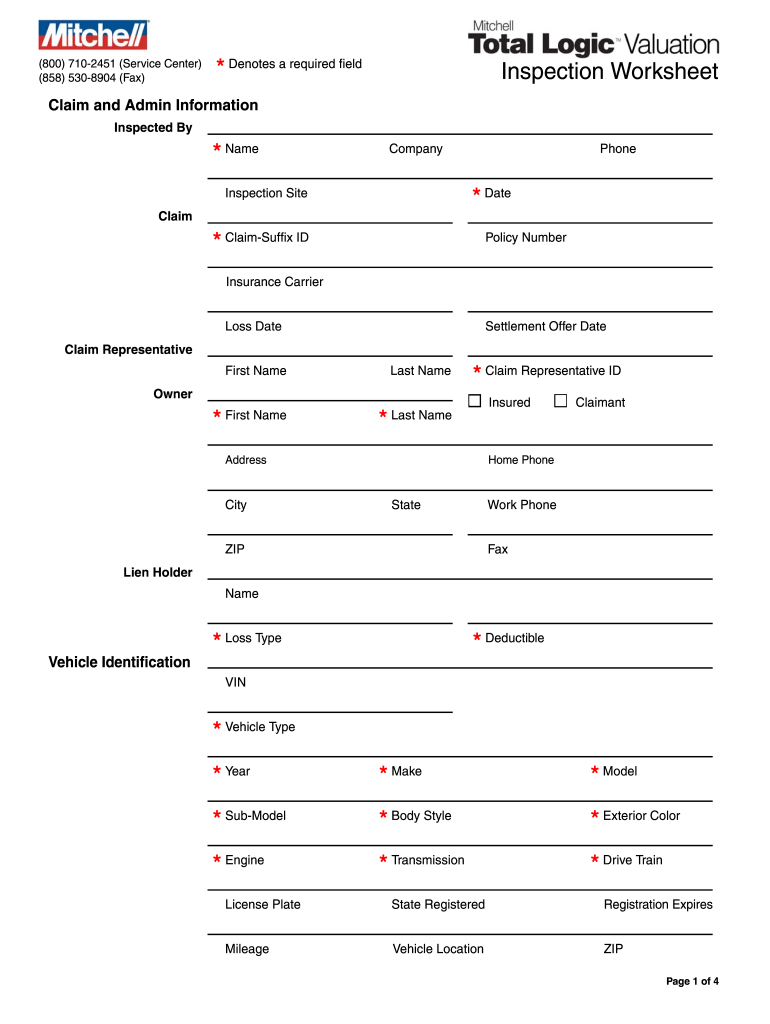 Worksheet Mitchell  Form