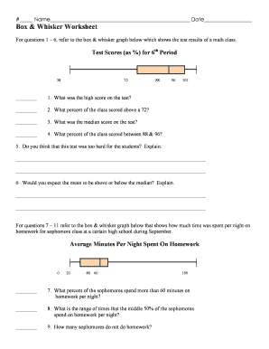 Box Whisker Worksheet Flyparsonsorg  Form