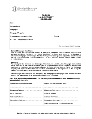 Form 51 Land Registry