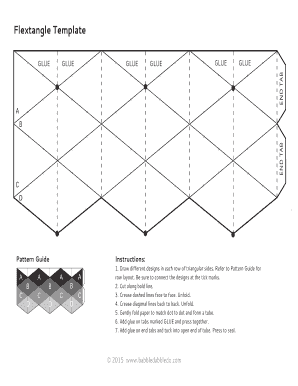Flextangle Template PDF  Form