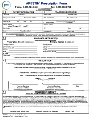  Prescription Form PDF