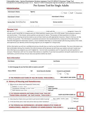 Vspdat  Form