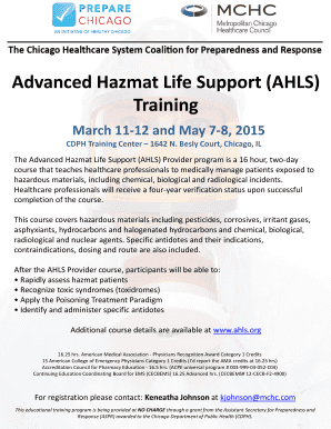 Advanced Hazmat Life Support Provider Manual PDF  Form