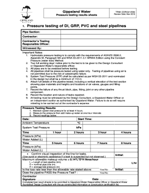 Pvc Test Photos Result on Paper Form