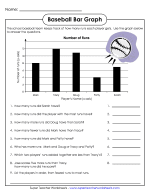 Baseball Bar Graph  Form