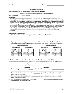 Boundary Behavior Worksheet Answers  Form